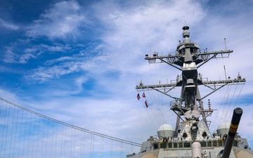 USS Bulkeley arrives in Rostock, Germany in preparation for Northern Coast 2025