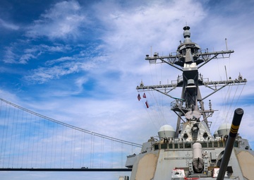 USS Bulkeley arrives in Rostock, Germany in preparation for Northern Coast 2025