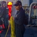 SR Freddy Climaco prepares to toss a mooring line during sea-and-anchor detail