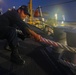 SR Freddy Climaco makes a round-turn to tighten a mooring line during sea-and-anchor detail