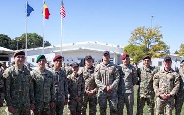US and Romanian Soldiers Graduate the Sabalauski Air Assault School at MKAB