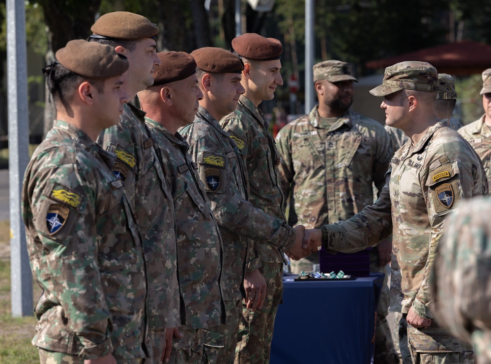 Romanian Transylvanian Gepards and U.S. Soldiers
