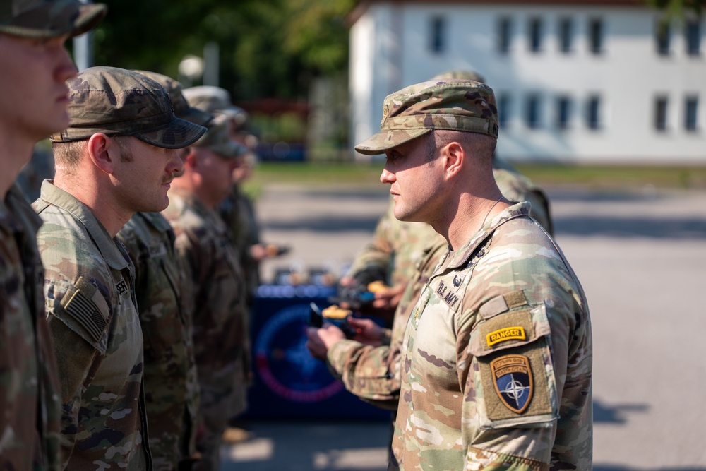 NATO Multinational Battle Group Poland Honors service members