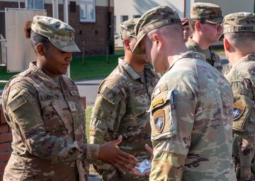 NATO Multinational Battle Group Poland Honors service members