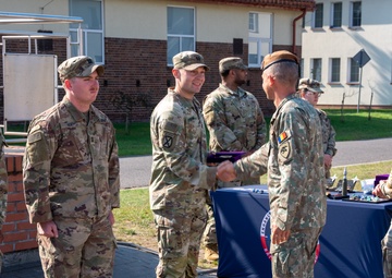 NATO Multinational Battle Group Poland Honors service members
