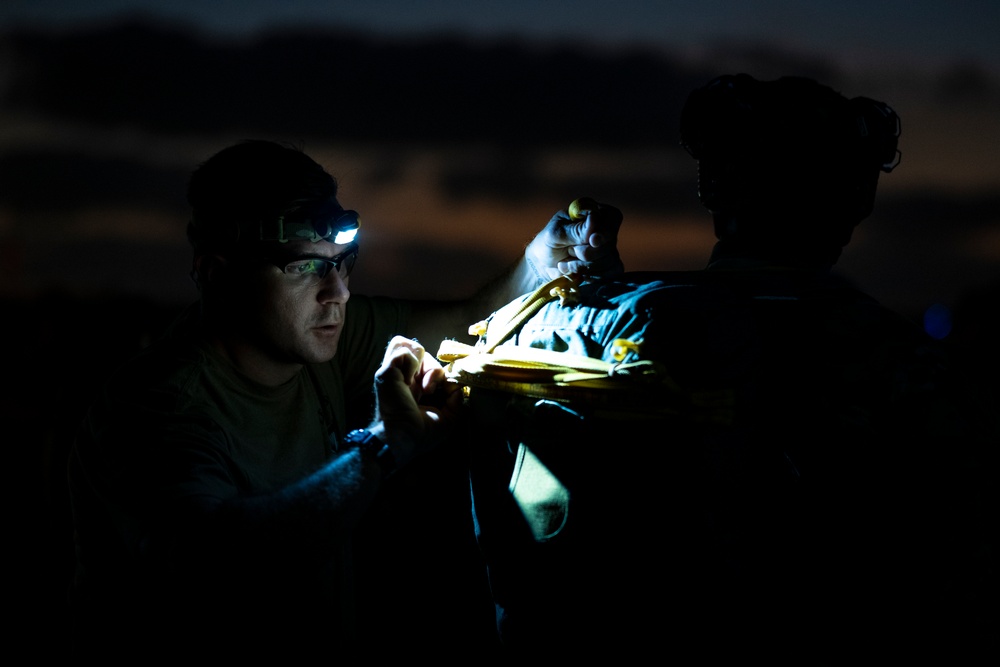 130th Airlift and 1-143 Infantry Regiment Conducts Airborne Operations BRIGHT STAR 25