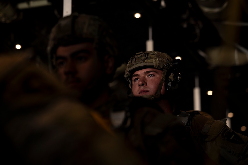 130th Airlift and 1-143 Infantry Regiment Conducts Airborne Operations BRIGHT STAR 25