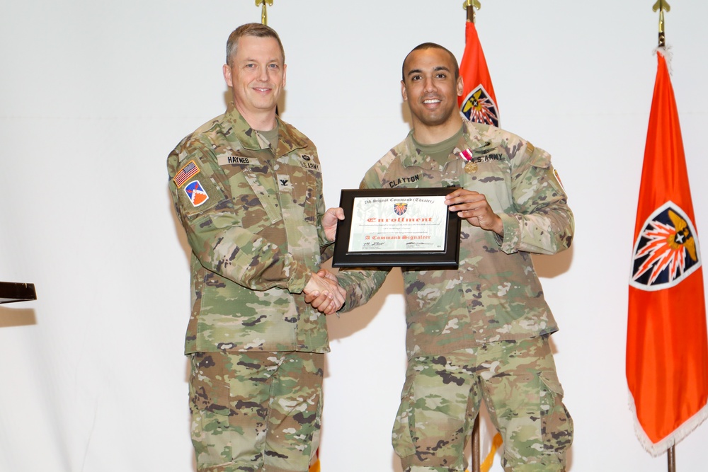 7th Signal Command HHC Change of Command