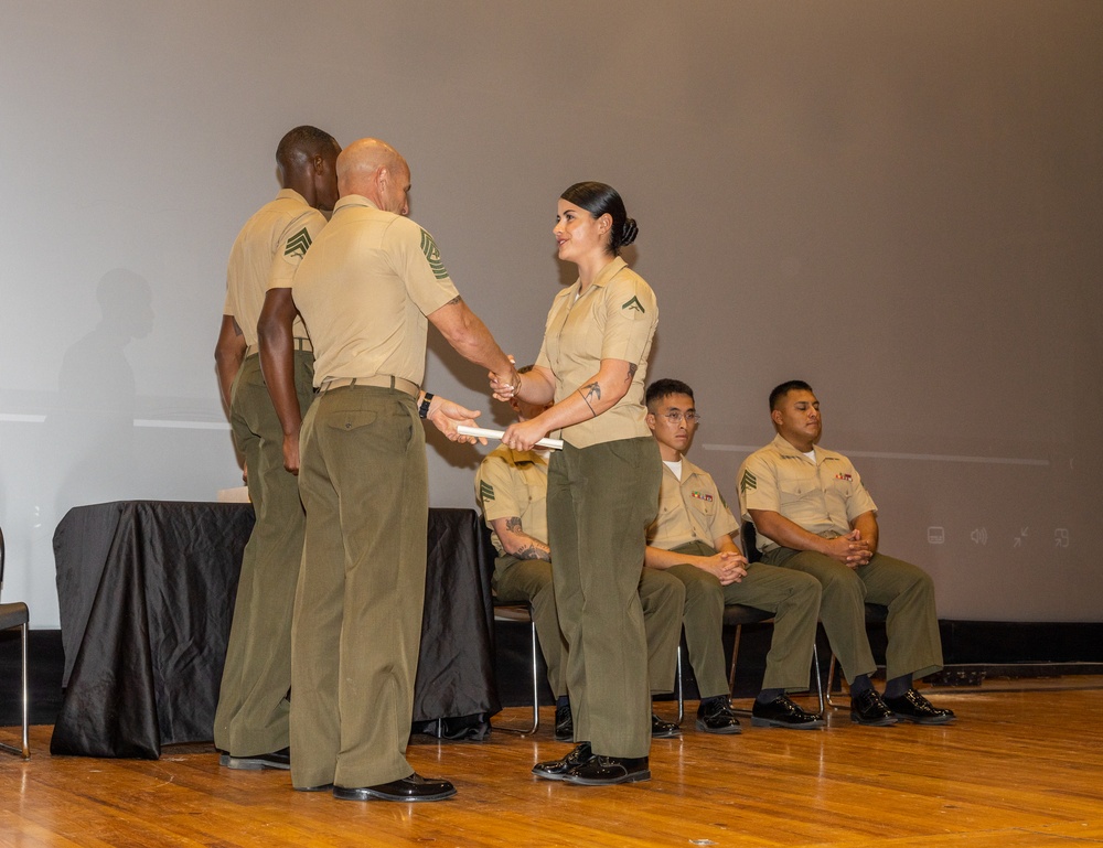 Corporals School 7-25 Graduation