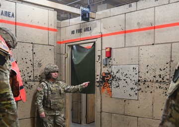 Maj. Gen. Laura McHugh visits Live Fire Shoot House Master Trainer Course