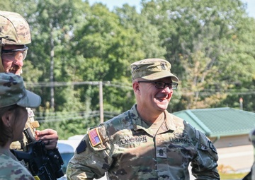 Maj. Gen. Laura McHugh visits Live Fire Shoot House Master Trainer Course