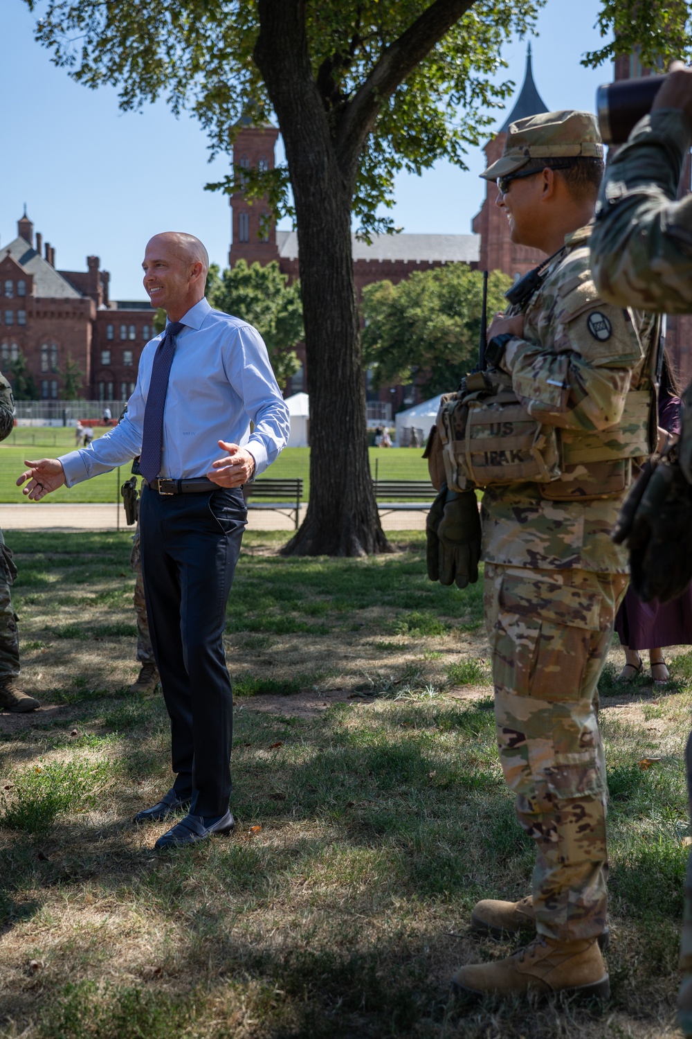 U.S. Rep William Timmons Visits Troops in Washington, D.C.