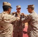 U.S. Marine promotes to colonel during BRIGHT STAR 25
