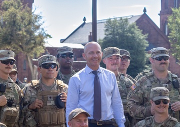 South Carolina Representative William Timmons Visits South Carolina Soldiers In Washington D.C.