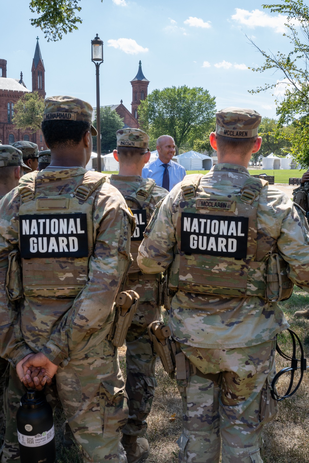 U.S. Rep William Timmons Visits Troops in Washington, D.C.