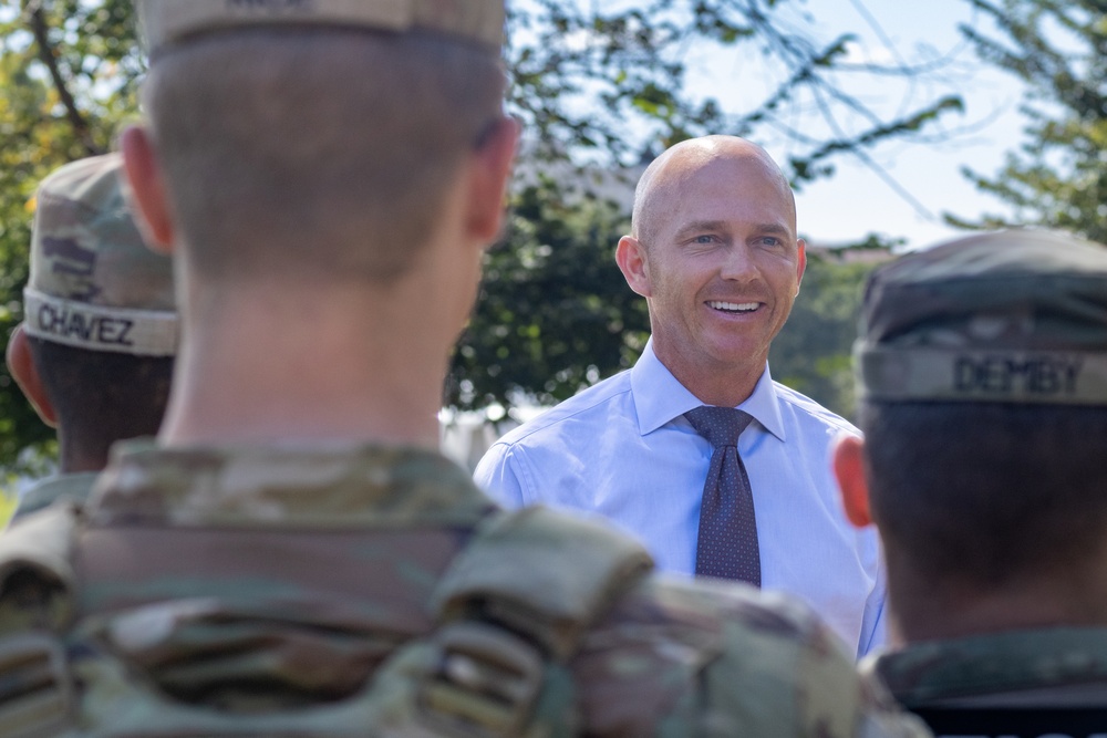 South Carolina Representative William Timmons Visits South Carolina Soldiers In Washington D.C.