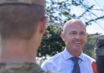 South Carolina Representative William Timmons Visits South Carolina Soldiers In Washington D.C.