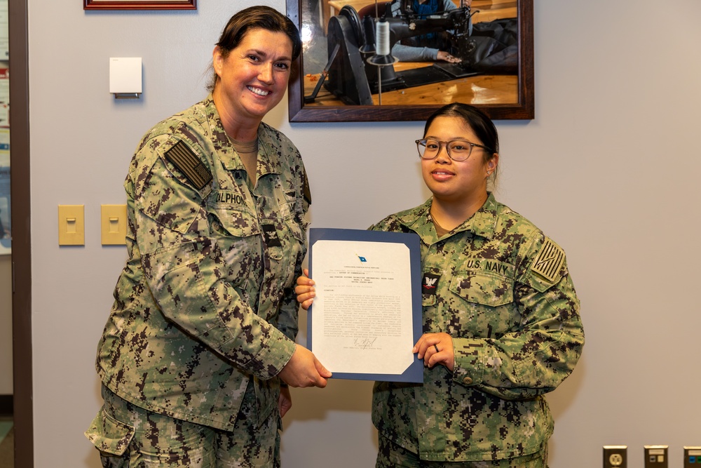 Norfolk Naval Shipyard Recognizes Sailors for Quarterly Awards