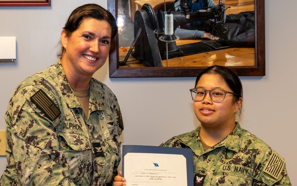 Norfolk Naval Shipyard Recognizes Sailors for Quarterly Awards