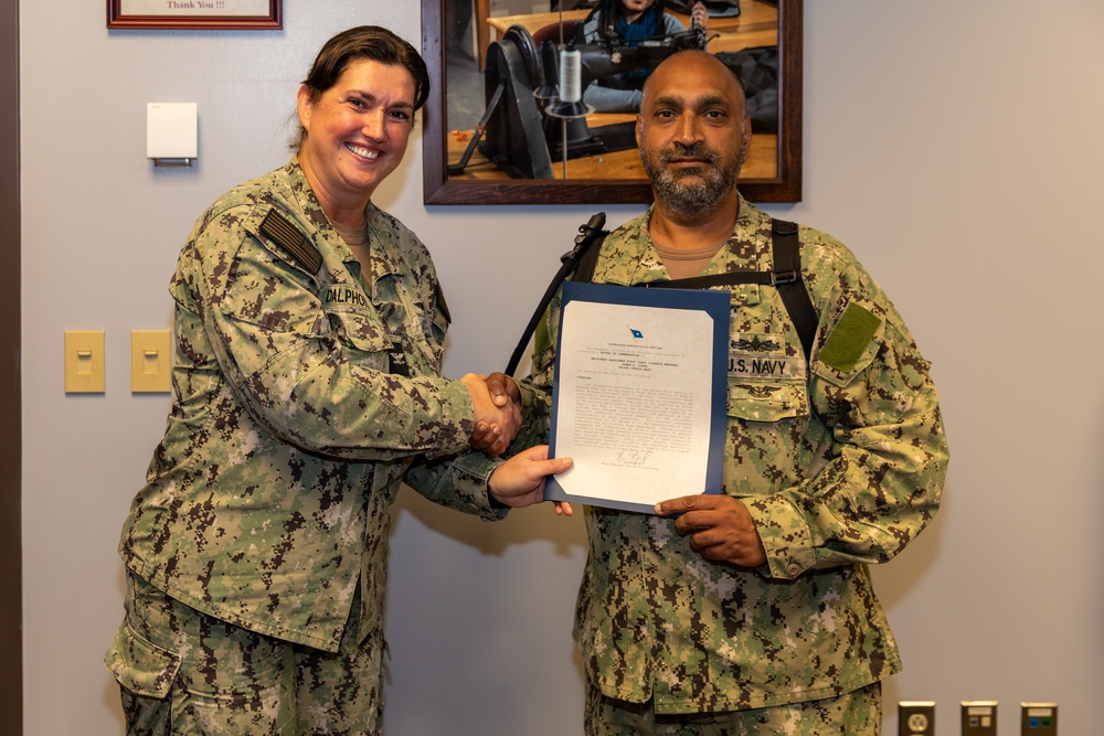 Norfolk Naval Shipyard Recognizes Sailors for Quarterly Awards