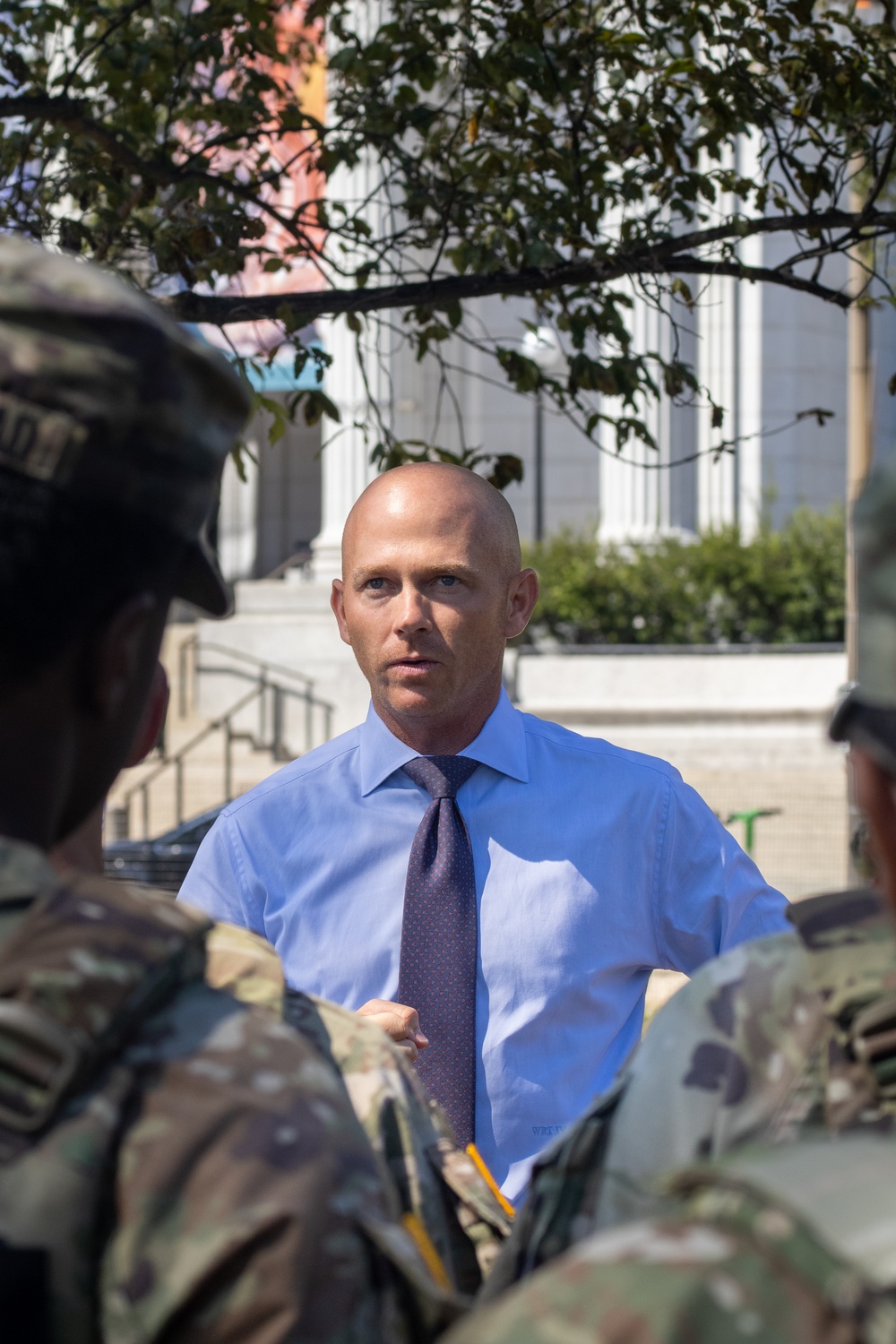 South Carolina Representative William Timmons Visits South Carolina Soldiers In Washington D.C.