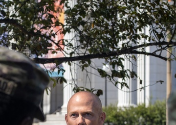 South Carolina Representative William Timmons Visits South Carolina Soldiers In Washington D.C.