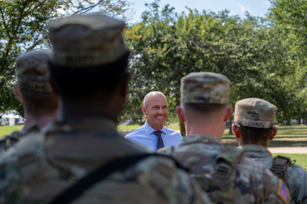 U.S. Rep William Timmons Visits Troops in Washington, D.C.