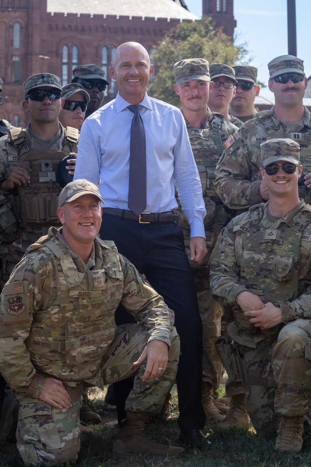 South Carolina Representative William Timmons Visits South Carolina Soldiers In Washington D.C.