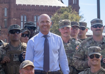 South Carolina Representative William Timmons Visits South Carolina Soldiers In Washington D.C.