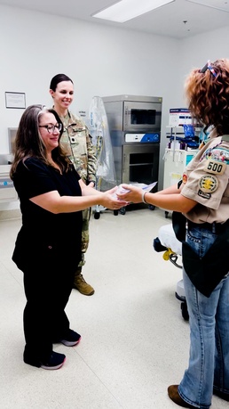 Eagle Scout candidate’s project makes Winn ER visits bearable for children