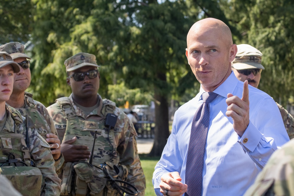 South Carolina Representative William Timmons Visits South Carolina Soldiers In Washington D.C.