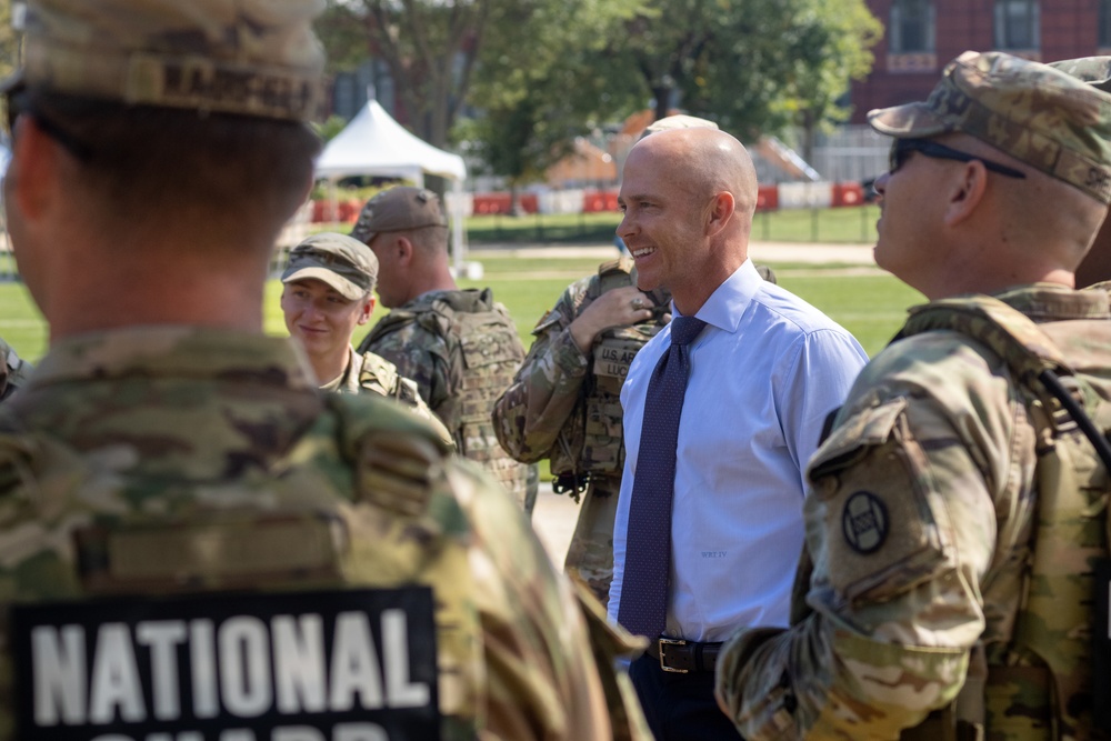 South Carolina Representative William Timmons Visits South Carolina Soldiers In Washington D.C.