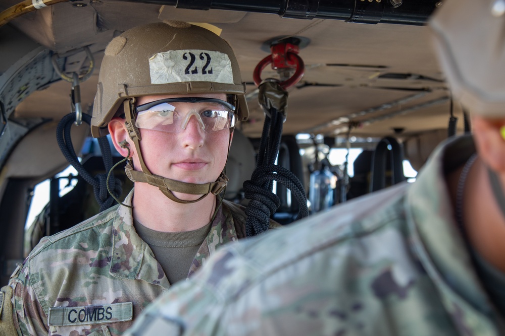 The Sabalauski Air Assault School Conducts UH-60 Black Hawk Rappels in Romania