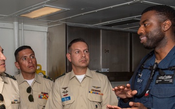 Columbian Navy Tours Makin Island