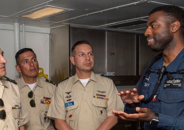 Colombian Navy Tours Makin Island