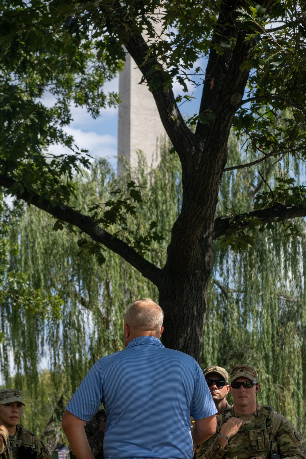 South Carolina Representative Russel Fry Visits South Carolina Soldiers In Washington D.C.