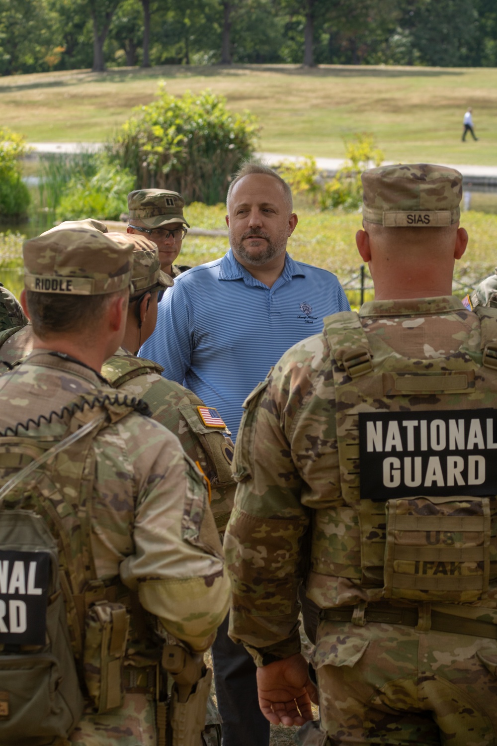 South Carolina Representative Russel Fry Visits South Carolina Soldiers In Washington D.C.
