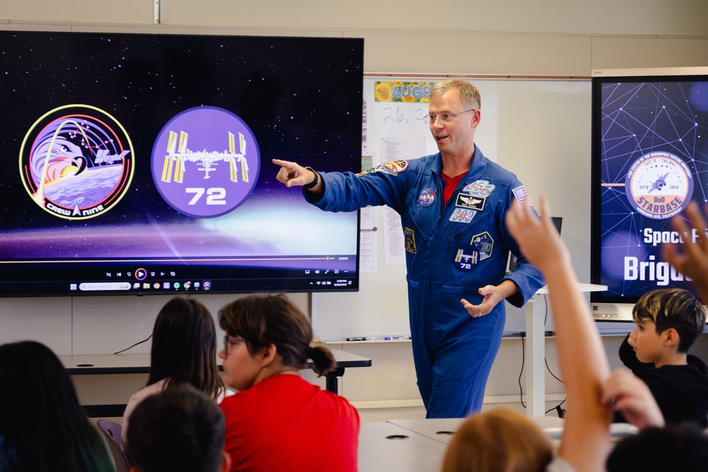 Astronaut inspires STEM students at Edwards Air Force Base