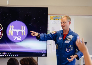 Astronaut inspires STEM students at Edwards Air Force Base
