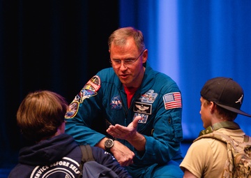 Astronaut inspires STEM students at Edwards Air Force Base