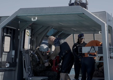 11th MEU Marines participate in Underwater Egress Training