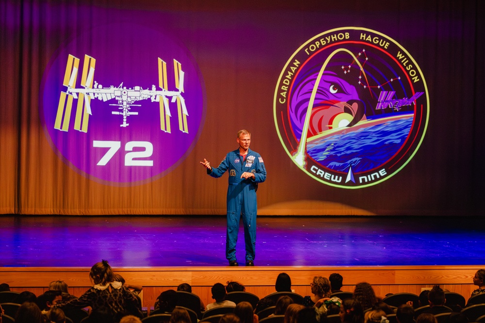 Astronaut inspires STEM students at Edwards Air Force Base