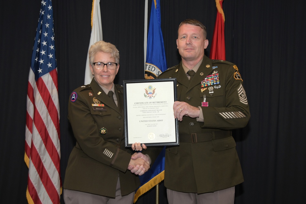 PEO STRI Senior Enlisted Turnover and Retirement Ceremony - Sept. 3, 2025