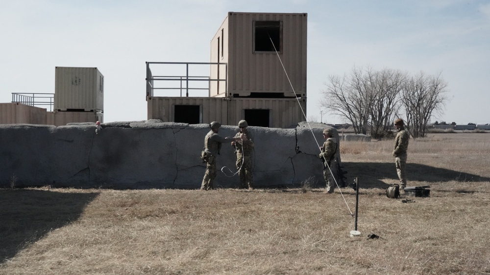 Interagency Explosive Ordnance Disposal techs dispose of aerial bombs on Fort Riley