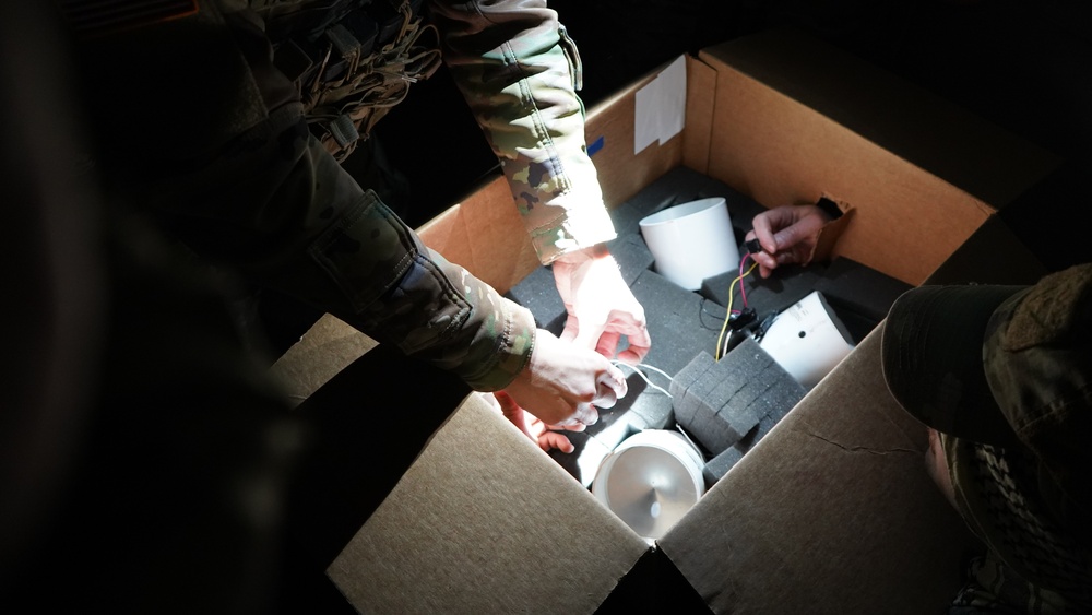 Interagency Explosive Ordnance Disposal techs dispose of aerial bombs on Fort Riley