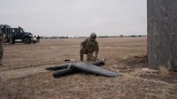 Interagency Explosive Ordnance Disposal techs dispose of aerial bombs on Fort Riley