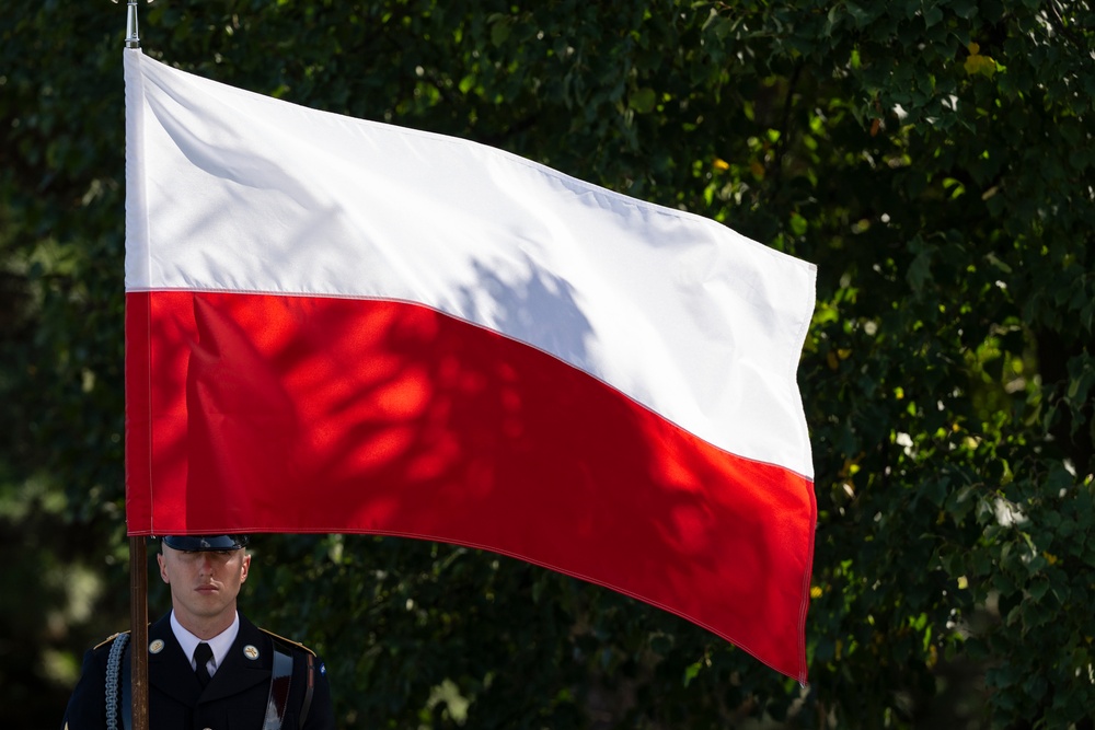 Polish President Karol Nawrocki Visits Arlington National Cemetery