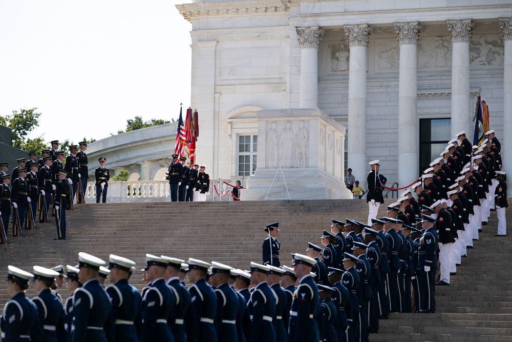 Polish President Karol Nawrocki Visits Arlington National Cemetery