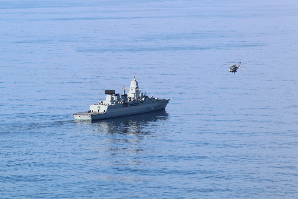German and U.S. Naval Forces Operate in the Barents Sea