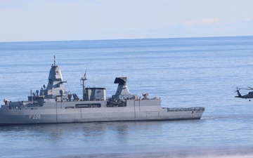 German and U.S. Naval Forces Operate in the Barents Sea